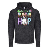 Vintage Black Do the bunny hop Vintage Hoodie - NancyCooperArtShop