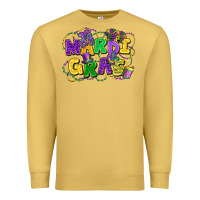 Antique Gold mardi gras Premium Sweatshirt - FaDigitalArtStudio