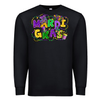 Black mardi gras Premium Sweatshirt - FaDigitalArtStudio