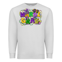 Dove Grey mardi gras Premium Sweatshirt - FaDigitalArtStudio