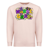 Pale Pink mardi gras Premium Sweatshirt - FaDigitalArtStudio