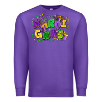 Purple mardi gras Premium Sweatshirt - FaDigitalArtStudio
