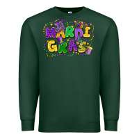 Sports Green mardi gras Premium Sweatshirt - FaDigitalArtStudio