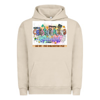 Pigment French Oak asdfas Urban Hoodie - CowhideDigitalArt
