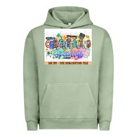 Pigment Oil Green asdfas Urban Hoodie - CowhideDigitalArt
