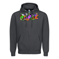 Smoke halloween nurse Zipper Hoodie - CowGirlArtShop