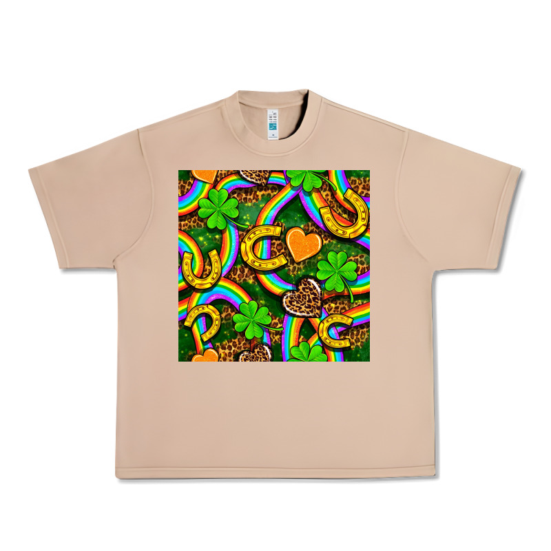 St. Patricks Rainbow Seamless Urban Heavy Tee by BundleAndBundleShop | Teevron