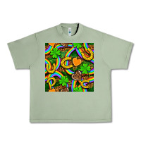 Oil Green St. Patricks rainbow seamless Urban Heavy Tee - BundleAndBundleShop