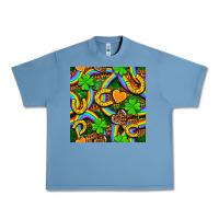 Pebble Blue St. Patricks rainbow seamless Urban Heavy Tee - BundleAndBundleShop