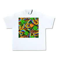 White St. Patricks rainbow seamless Urban Heavy Tee - BundleAndBundleShop