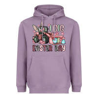 Lavender I dig Easter Day Heavyweight Hoodie - OliviaCreatesArt
