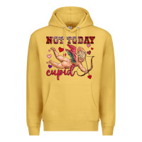 Antique Gold not today cupid Premium Hoodie - OliviaCreatesArt