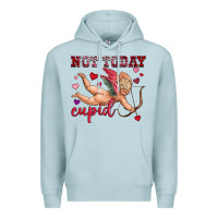 Blue Mist not today cupid Premium Hoodie - OliviaCreatesArt