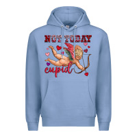 Colony Blue not today cupid Premium Hoodie - OliviaCreatesArt
