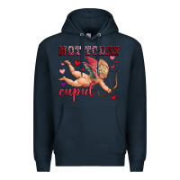 Navy not today cupid Premium Hoodie - OliviaCreatesArt