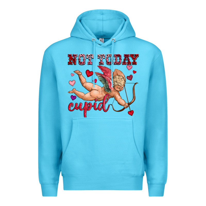 Not Today Cupid Premium Hoodie by OliviaCreatesArt | Teevron