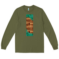 Army Green western tooled leather sunflower turquoise gemstone pen wrap 1 Long Sleeve Tee - Jasminsmagicworld