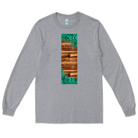 Heather Grey western tooled leather sunflower turquoise gemstone pen wrap 1 Long Sleeve Tee - Jasminsmagicworld