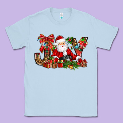 Joy Christmas With Santa Bbs Classic Tee Designed By Bundleandbundleshop