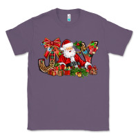 Lavender joy christmas with santa bbs Classic Tee - BundleAndBundleShop