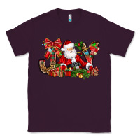 Plum joy christmas with santa bbs Classic Tee - BundleAndBundleShop