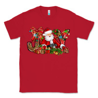 Red joy christmas with santa bbs Classic Tee - BundleAndBundleShop