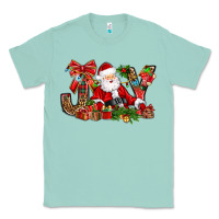 Seafoam joy christmas with santa bbs Classic Tee - BundleAndBundleShop