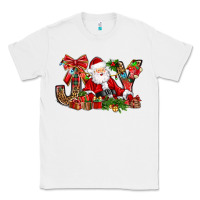 White joy christmas with santa bbs Classic Tee - BundleAndBundleShop
