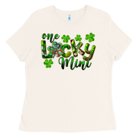 Bone St. Patrick's Day One Lucky Mini Ladies Tee - RanaPortraitStore