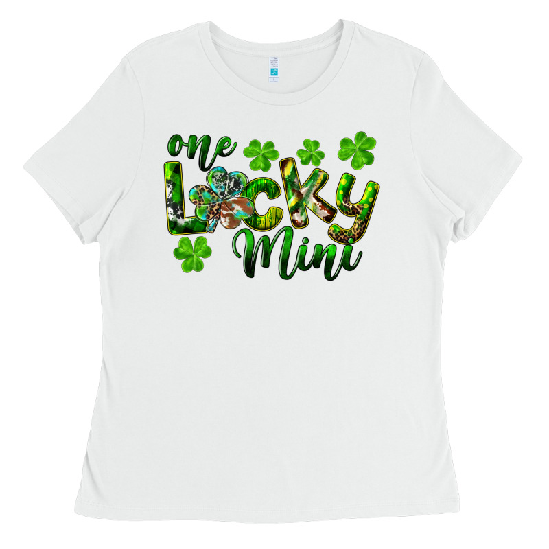 St. Patrick's Day One Lucky Mini Ladies Tee by RanaPortraitStore | Teevron