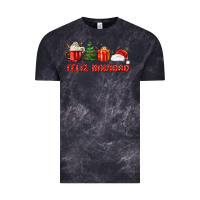 Cloud Black feliz navidad Vintage Tee - MaliasSmallBusiness