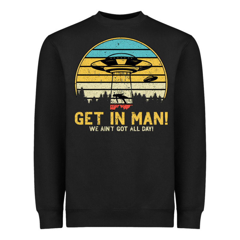 Ufo Vintage Retro Alien Outerspace Spaceship Heavyweight Sweatshirt by Bettercallsaul | Teevron