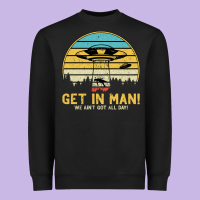 Ufo Vintage Retro Alien Outerspace Spaceship Heavyweight Sweatshirt Designed By Bettercallsaul
