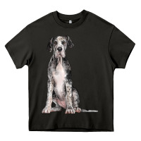 Asphalt Great Dane Dog Heavy Core Tee - LillyAllenDesigns