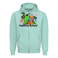 Seafoam rt respiratory therapist halloween Zipper Hoodie - CowGirlArtShop