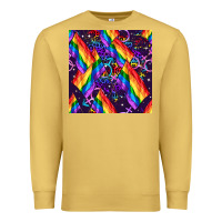 Antique Gold lgbt flag seamless pattern Premium Sweatshirt - FaDigitalArtStudio