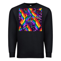 Black lgbt flag seamless pattern Premium Sweatshirt - FaDigitalArtStudio