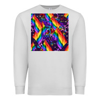 Dove Grey lgbt flag seamless pattern Premium Sweatshirt - FaDigitalArtStudio