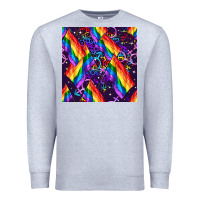 Heather Grey lgbt flag seamless pattern Premium Sweatshirt - FaDigitalArtStudio
