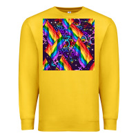 Lemon lgbt flag seamless pattern Premium Sweatshirt - FaDigitalArtStudio