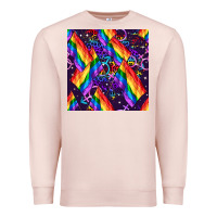Pale Pink lgbt flag seamless pattern Premium Sweatshirt - FaDigitalArtStudio
