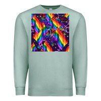 Seafoam lgbt flag seamless pattern Premium Sweatshirt - FaDigitalArtStudio