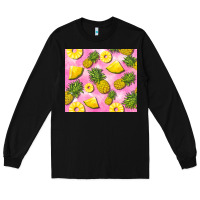 Black pink pineapple Long Sleeve Tee - BarkalooDesign