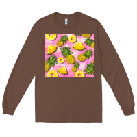 Chestnut pink pineapple Long Sleeve Tee - BarkalooDesign