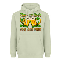 Matcha St. Patrick’s Day shut up liver you are fine Heavyweight Hoodie - OliviaCreatesArt
