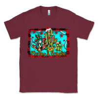 Burgundy merry & bright Classic Tee - JahusDesignShop