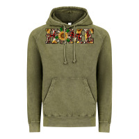 Vintage Olive christmas home with windmill Vintage Hoodie - RanaPortraitStore