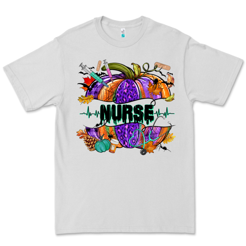 Halloween Nurse Pumpkin Premium Tee by NancyCooperArtShop | Teevron