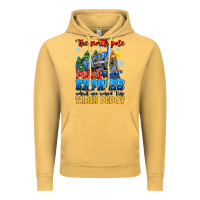 Vintage Mustard thr north pole polar express admit one round trip Vintage Hoodie - MaliasSmallBusiness
