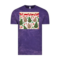 Cloud Purple christmas tree cakes Vintage Tee - MaliasSmallBusiness